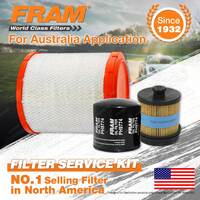 Fram Oil Air Fuel Filter Service Kit for Isuzu Npr300 400 450 NPR75 NPS75 NQR75