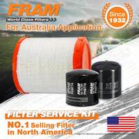 Fram Oil Air Fuel Filter Service Kit for Isuzu Npr250 Npr300 NPR71 2000-2003