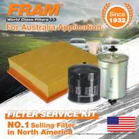 Fram Oil Air Fuel Filter Service Kit for Volkswagen Passat 3B 1998-2004