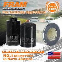 Fram Oil Air Fuel Filter Service Kit for Toyota Hiace LH50 SWB LH60 LH70 LWB