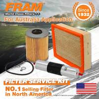 Fram Oil Air Fuel Filter Service Kit for BMW M3 E36 06/1994-01/1996