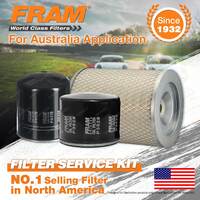 Fram Oil Air Fuel Filter Service Kit for Isuzu Npr400 NPR59 1987-06/1996