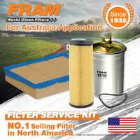Fram Oil Air Fuel Filter Service Kit for Mercedes Benz C280 W202 02/1994-1997