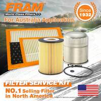 Fram Oil Air Fuel Filter Service Kit for Mercedes Benz E280D W211 CDi 2005-2009