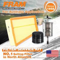 Fram Oil Air Fuel Filter Service Kit for Renault Megane X95T III 08/2012-09/2014