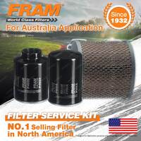 Fram Oil Air Fuel Filter Service Kit for Toyota Dyna LY61R 1988-08/1992