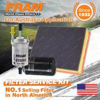 Fram Oil Air Fuel Filter Service Kit for Volkswagen Amarok 2H 300 TSI 2012-2015