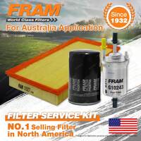 Fram Oil Air Fuel Filter Service Kit for Volkswagen Golf Mk IV 2001-2003