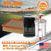 Fram Oil Air Fuel Filter Service Kit for Volkswagen Transporter T5 AXA 8/04-06