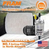 Fram Oil Air Fuel Filter Service Kit for Volkswagen Caddy Golf Mk VI Audi A3 8P