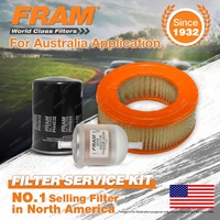 Fram Oil Air Fuel Filter Service Kit for Toyota Corolla KE55 KE70 1.1L 1.2L 1.3L