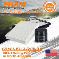 Fram 4WD Filter Service Kit for Nissan Qashqai J11 Series MR20DD 07/2014-06/2022