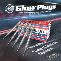 5 x HKT Glow Plugs for Ford Ranger 3.2L TDCi 4x4 ENSA SA2R SA2S SA2W 2011-On