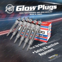 6 x HKT Glow Plugs for Nissan Safari KD-WRGY60 61 KD-WRY60 KG-VRGY61 1995-On