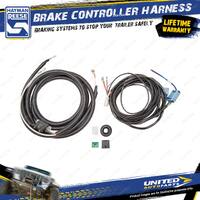 Hayman Reese Brake Controller Harness Front Battery No Aux Power Black 05012