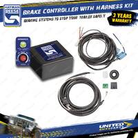 Hayman Reese Brake Controller Compact IQ With Harness Wire Loom 06000 & 05012
