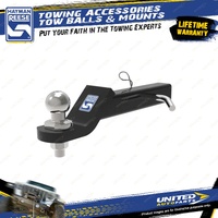 Hayman Reese Towing Accessory Towball Mount Kit 50mm Drop 19mm Rise 300mm Length