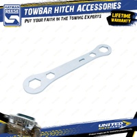 Hayman Reese Towbar Hitch Accessory Tow Ball - Spanner Multi-Fit - Zinc Plated