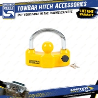 Hayman Reese Towbar Hitch Accessory Heavy Duty Coupling Lock - Stoved Enamel