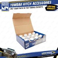 Hayman Reese Towbar Hitch Accessory Tow Ball Cover - 50mm Chrome Boxed