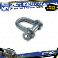 Hayman Reese Towing Accessories D Shackle 10mm - Rated 1000kg - Zinc Plated