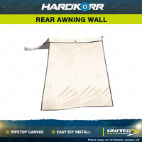 Hardkorr Rear Awning Wall Suit the Hardkorr 270 Degree Awning - Ripstop Canvas