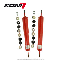 2 x Front KONI Heavy Track Adj Raised Shocks for Landcruiser HZJ 71 74 76 78 79