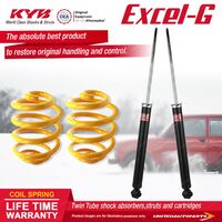 Rear KYB EXCEL-G Shock Absorbers Super Low King Springs for BMW 323 325 330 E46