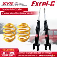 Front KYB EXCEL-G Shock Absorbers Super Low King Springs for FORD Falcon BFII