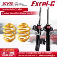 Front KYB EXCEL-G Shock Absorbers Super Low King Springs for FORD Focus LS LT I4