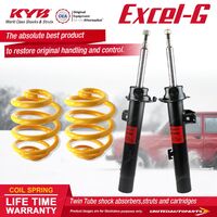Front KYB EXCEL-G Shock Absorbers Lowered King Springs for BMW 120D 120i E87