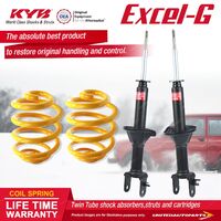 Front KYB EXCEL-G Shock Absorbers Lowered King Springs for FORD Falcon EF EL V8