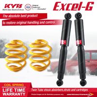 Rear KYB EXCEL-G Shock Absorbers Lowered King Springs for FORD Falcon BF BFII