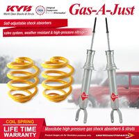 Front KYB GAS-A-JUST Shock Absorbers Lowered King Springs for FORD Falcon FG Ute