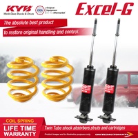 Front KYB EXCEL-G Shock Absorbers Lowered King Springs for HOLDEN HQ HJ HX V8