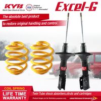 Front KYB EXCEL-G Shock Absorbers Lowered King Springs for HOLDEN Monaro V2 CV6