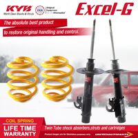 Front KYB EXCEL-G Shock Absorbers Lowered King Spring for HOLDEN Statesman WM V6