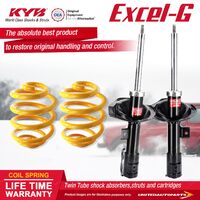 Front KYB EXCEL-G Shock Absorbers Lowered King Springs for MITSUBISHI Lancer CJ
