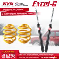 Front KYB EXCEL-G Shock Absorbers Lowered King Springs for NISSAN 240K 2.4 M6