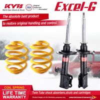 Front KYB EXCEL-G Shock Absorbers Lowered King Springs for TOYOTA Celica ZZT231