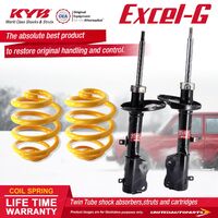 Rear KYB EXCEL-G Shock Absorbers Lowered King Springs for TOYOTA Corolla AE112
