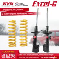 Fr KYB EXCEL-G Shock Absorbers STD King Springs for HOLDEN Commodore VZ Sports
