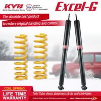Rear KYB EXCEL-G Shock Absorbers STD King Springs for HOLDEN Monaro V2 CV6 3.8