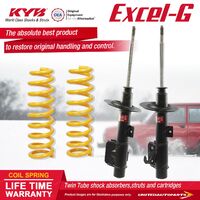 Front KYB EXCEL-G Shock Absorbers STD King Springs for HOLDEN Statesman WM Sedan