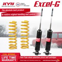 Front KYB EXCEL-G Shock Absorbers STD King Springs for HOLDEN Torana LH 4.2 V8