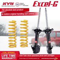 Rear KYB EXCEL-G Shock Absorbers King Springs for Impreza GD9 GDA GDB GDE GDG