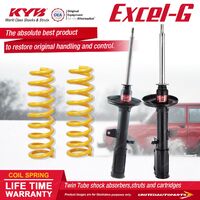 Rear KYB EXCEL-G Shock Absorbers STD King Springs for TOYOTA Celica ST184 2.2 I4