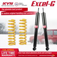 Rear KYB EXCEL-G Shock Absorbers STD King Springs for TOYOTA Hilux Surf KZN185