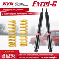 Rear KYB EXCEL-G Shock Absorbers STD King Springs for TOYOTA Tarago TCR10 2.4