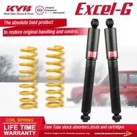 Rear KYB Excel-G Shocks Raised King Spring for Ford Territory SX SY SZ AWD 04-16